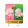Claire's Pendantes-Pendantes 8 cm rosette rose en exclusivité chez Claire’s Wicked™