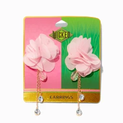 Claire's Pendantes-Pendantes 8 cm rosette rose en exclusivité chez Claire’s Wicked™