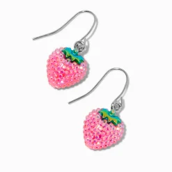 Claire's Pendantes-Pendantes fraise AB iridescentes