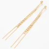 Claire's Pendantes-Pendantes linéaires colonnes de strass 11,5 cm couleur dorée