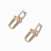 Claire's Pendantes-Pendantes maillons de chaîne strass couleur dorée