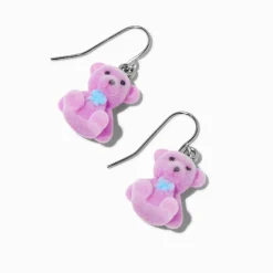 Claire's Pendantes-Pendantes nounours roses duveteuses
