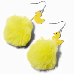 Claire's Pendantes-Pendantes à pompons canard en plastique