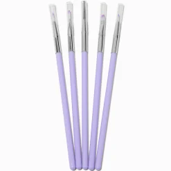 Claire's Ongles-Pinceaux Nail Art violets — Lot de 5