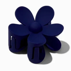 Claire's Barrettes Et Pinces-Pince à cheveux de taille moyenne fleur bleu marine