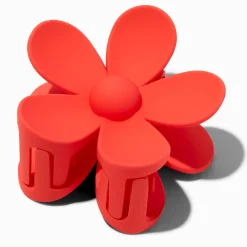 Claire's Barrettes Et Pinces-Pince à cheveux de taille moyenne fleurs corail
