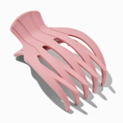 Claire's Barrettes Et Pinces-Pince à cheveux de yoga rose mauve extra-large