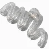 Claire's Barrettes Et Pinces-Pince à cheveux en zig zag paillettes couleur argentée