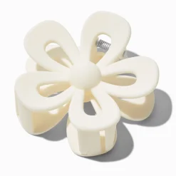 Claire's Barrettes Et Pinces-Pince à cheveux fleur ajourée blanche