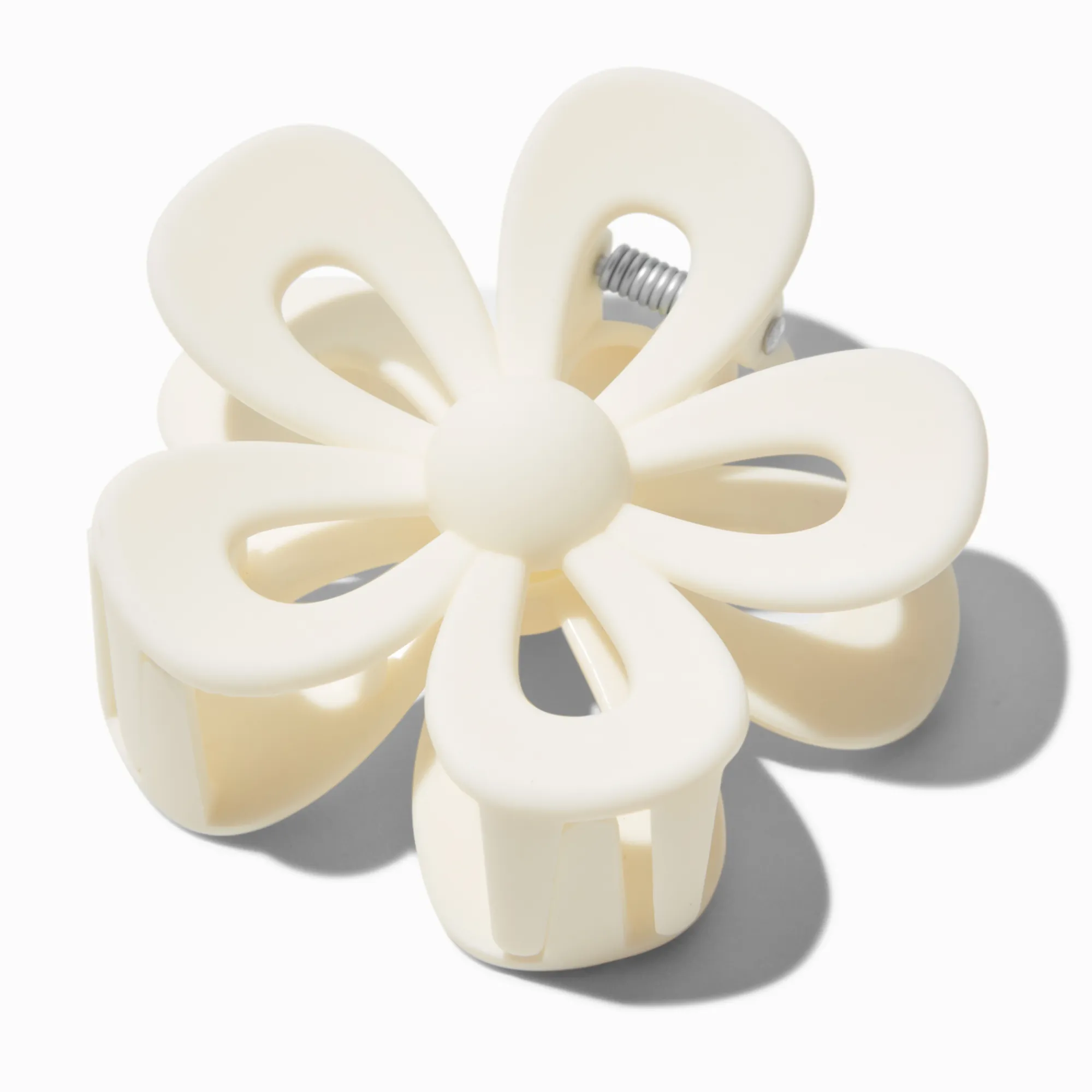 Claire's Barrettes Et Pinces-Pince à cheveux fleur ajourée blanche