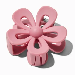 Claire's Barrettes Et Pinces-Pince à cheveux fleur ajourée mauve