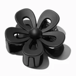 Claire's Barrettes Et Pinces-Pince à cheveux fleur ajourée noire