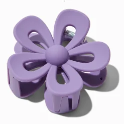 Claire's Barrettes Et Pinces-Pince à cheveux fleur ajourée prune