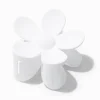 Claire's Barrettes Et Pinces-Pince à cheveux fleur mate - Blanc