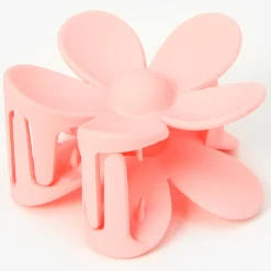 Claire's Barrettes Et Pinces-Pince à cheveux fleur mate - Rose clair