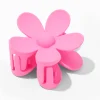 Claire's Barrettes Et Pinces-Pince à cheveux fleur mate - Rose foncé