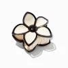 Claire's Barrettes Et Pinces-Pince à cheveux fleurs bordée crème et noire