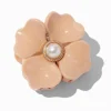 Claire's Barrettes Et Pinces-Pince à cheveux fleurs perles d'imitation beige