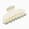 Claire's Barrettes Et Pinces-Pince à cheveux strass matelassée crème