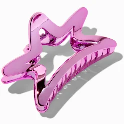 Claire's Barrettes Et Pinces-Pince à cheveux étoile rose holographique