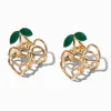 Claire's Barrettes Et Pinces-Pinces à cheveux cerise cœur couleur dorée - Lot de 2