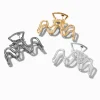 Claire's Barrettes Et Pinces-Pinces à cheveux design ondulé en métaux mixtes - Lot de 3