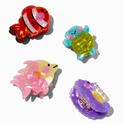 Claire's Barrettes Et Pinces-Pinces à cheveux vie aquatique Claire's Club - Lot de 4