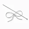 Claire's Noeuds Pour Cheveux-Épingle à cheveux à nœud couleur argentée