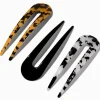 Claire's Barrettes Et Pinces-Épingles à cheveux en forme de U noires et écaille de tortue - Lot de 3