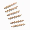 Claire's Barrettes Et Pinces-Épingles à cheveux ondulées couleur dorée - Lot de 6