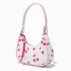 Claire's Sacs À Main Et Sacs Cabas-Pink Cherry White Shoulder Bag