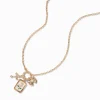 Claire's Colliers-Pink Rose Pendant Charm Necklace