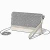 Claire's Pochettes-Pochette poignet à bandoulière bling-bling couleur ivoire