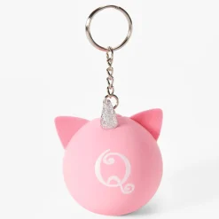 Claire's Jouets Fidget|Porte-clés-Porte-clés balle anti-stress licorne à initiale - Rose, Q