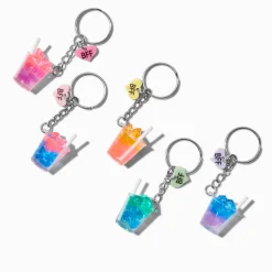 Claire's Porte-clés-Porte-clés boisson arc-en-ciel Best Friends - Lot de 5