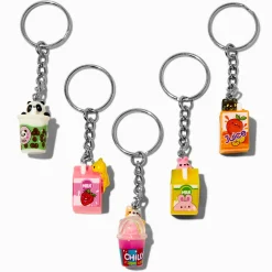 Claire's Porte-clés-Porte-clés boissons petits animaux best friends - Lot de 5