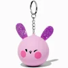 Claire's Jouets Fidget|Porte-clés-Porte-clés boule anti-stress lapin rose