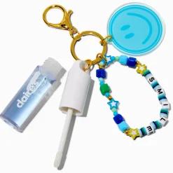 Claire's Lèvres|Porte-clés-Porte-clés bracelet gloss breloque visage souriant « Smile »