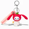 Claire's Porte-clés-Porte-clés bracelet oreilles de lapin fraise