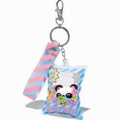 Claire's Porte-clés-Porte-clés bracelet snack « lyophilisé » panda