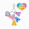 Claire's Porte-clés-Porte-clés à breloques multiples arc-en-ciel Bisounours™