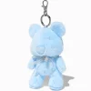 Claire's Porte-clés-Porte-clés en peluche nounours bleu