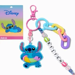 Claire's Porte-clés-Porte-clés estival Disney Stitch en exclusivité chez Claire’s