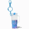 Claire's Porte-clés-Porte-clés gobelet rempli d’eau bleu
