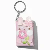 Claire's Porte-clés|Cahiers Et Journaux Intimes-Porte-clés mini carnet lapin rose