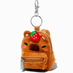 Claire's Porte-clés-Porte-clés mini sac à dos capybara
