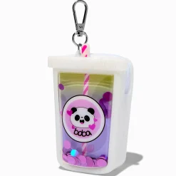 Claire's Porte-monnaies-Porte-clés porte-monnaie en silicone boba panda