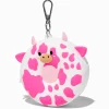 Claire's Porte-monnaies-Porte-clés porte-monnaie en silicone supérette donut vache rose