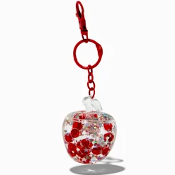 Claire's Porte-clés-Porte-clés rempli d’eau pomme