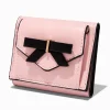 Claire's Portefeuilles-Portefeuille à trois volets style coquette avec nœud rose